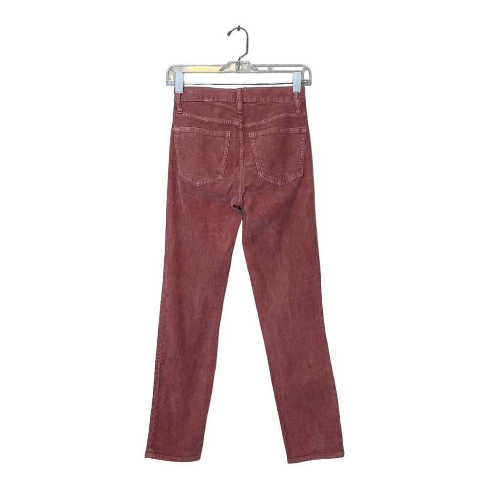 J.Crew blush pink corduroy vintage straights stretch jeans size 24- 0 - Picture 8 of 8